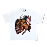 White American Cowboy Urban Heavy Tee - Jasminsmagicworld