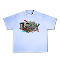 Grape Ice howdy christmas Urban Heavy Tee - CowhideDigitalArt