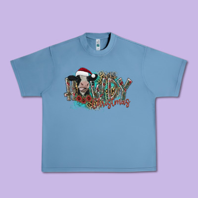 Howdy Christmas Urban Heavy Tee Designed By Cowhidedigitalart