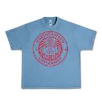 Pebble Blue northeastern university Urban Heavy Tee - artisFamous