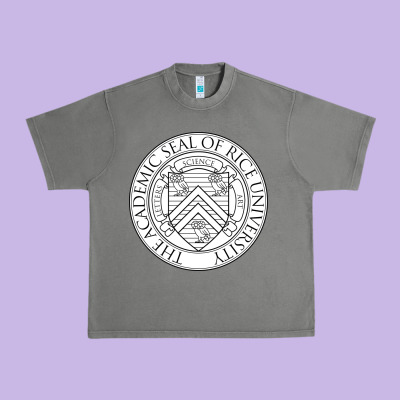Rice University Urban Heavy Tee Designed By Artisfamous