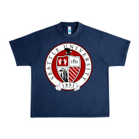 Navy seattle university Urban Heavy Tee - artisFamous