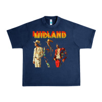 Navy midland Urban Heavy Tee - artisFamous
