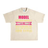 Sandshell model funniest isn't a jobtitle Urban Heavy Tee - artisFamous