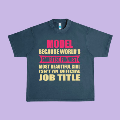 Model Funniest Isn't A Jobtitle Urban Heavy Tee Designed By Artisfamous