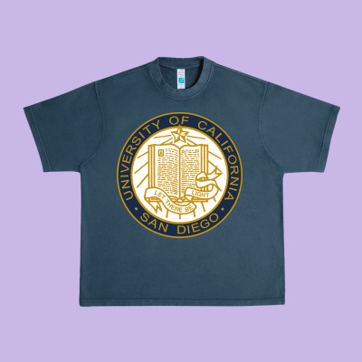 University Of California, San Diego Urban Heavy Tee Designed By Artisfamous