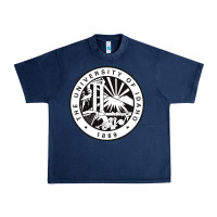Navy university of idaho Urban Heavy Tee - artisFamous