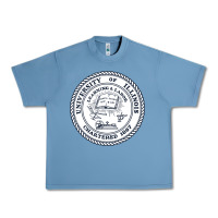 Pebble Blue university of illinois Urban Heavy Tee - artisFamous