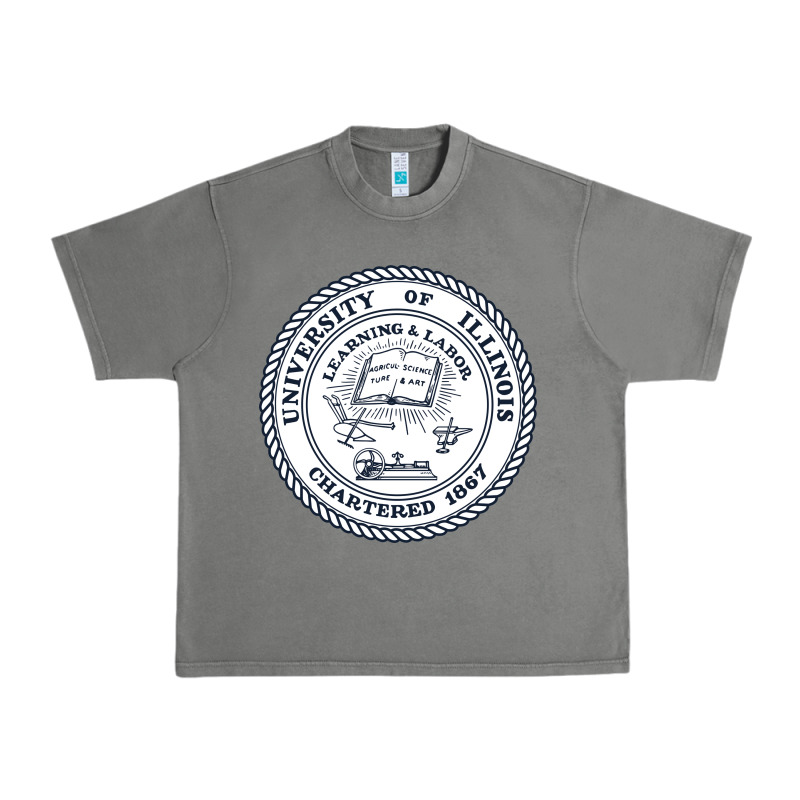 University Of Illinois Urban Heavy Tee by artisFamous | Teevron