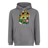 Storm Arizona Map Sunflower Cactus Serape Heavyweight Hoodie - RanaPortraitStore
