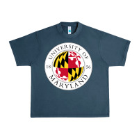 Midnight Navy university of maryland Urban Heavy Tee - artisFamous