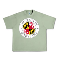 Oil Green university of maryland Urban Heavy Tee - artisFamous