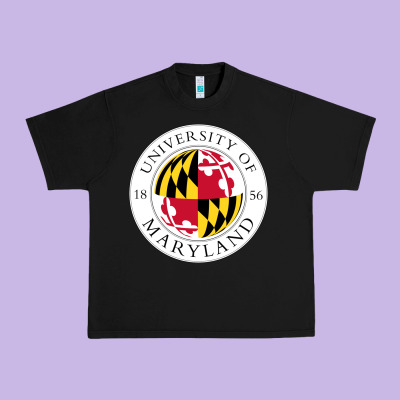 University Of Maryland Urban Heavy Tee Designed By Artisfamous