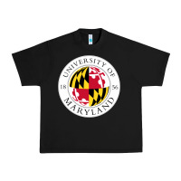 Black university of maryland Urban Heavy Tee - artisFamous