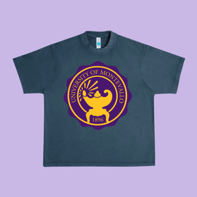 University Of Montevallo Urban Heavy Tee Designed By Artisfamous