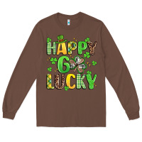 Chestnut happy go lucky Long Sleeve Tee - Artiststas