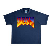 Navy doom video game Urban Heavy Tee - artisFamous