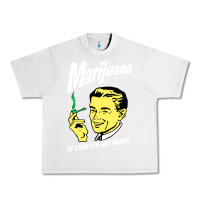 Lunar Rock smoking marijuana Urban Heavy Tee - artisFamous