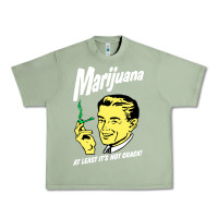 Oil Green smoking marijuana Urban Heavy Tee - artisFamous