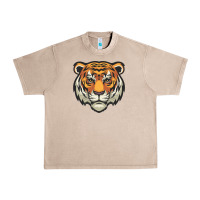 French Oak tiger vector face Urban Heavy Tee - artisFamous