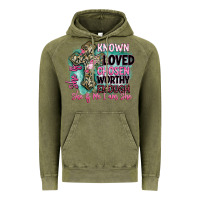 Vintage Olive she is loved Vintage Hoodie - BarkalooDesign