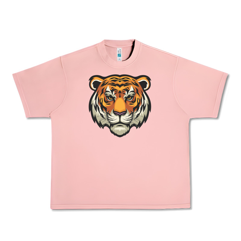 Tiger Vector Face Urban Heavy Tee by artisFamous | Teevron