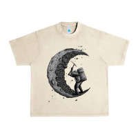Sandshell digging the moon Urban Heavy Tee - artisFamous