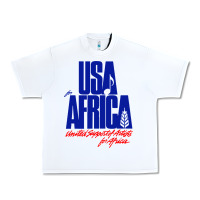 White USA Urban Heavy Tee - artisFamous
