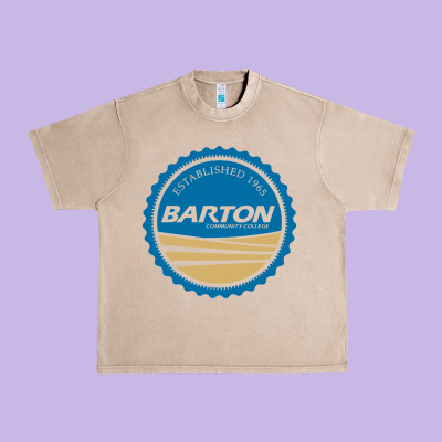 Barton Community College Urban Heavy Tee Designed By Artisfamous