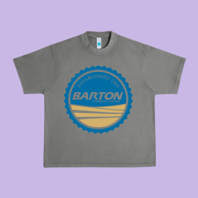 Barton Community College Urban Heavy Tee Designed By Artisfamous