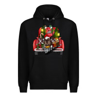 Black christmas truck Premium Hoodie - RanaPortraitStore