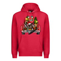 Cardinal christmas truck Premium Hoodie - RanaPortraitStore