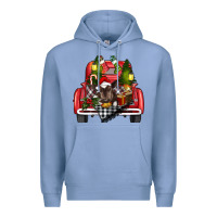 Colony Blue christmas truck Premium Hoodie - RanaPortraitStore