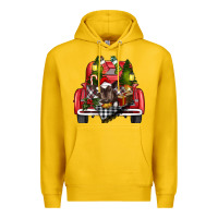 Lemon christmas truck Premium Hoodie - RanaPortraitStore