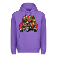 Purple christmas truck Premium Hoodie - RanaPortraitStore