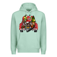 Seafoam christmas truck Premium Hoodie - RanaPortraitStore