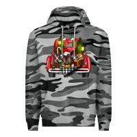 Slate Camo christmas truck Premium Hoodie - RanaPortraitStore
