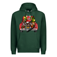 Sports Green christmas truck Premium Hoodie - RanaPortraitStore