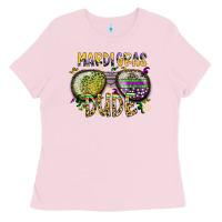 Bubblegum Pink mardi gras dude Ladies Tee - SublimationCraftShop