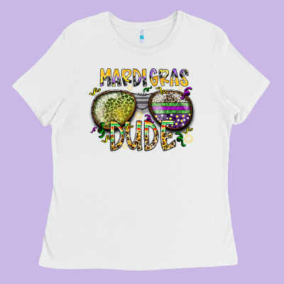 Mardi Gras Dude Ladies Tee Designed By Sublimationcraftshop