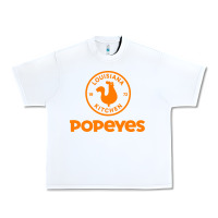 White Resto Popeyes Art Urban Heavy Tee - artisFamous