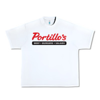 White Resto Portillo's Urban Heavy Tee - artisFamous