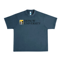 Midnight Navy Depauw College Urban Heavy Tee - artisFamous