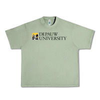 Oil Green Depauw College Urban Heavy Tee - artisFamous