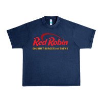 Navy Resto Red Robin Urban Heavy Tee - artisFamous