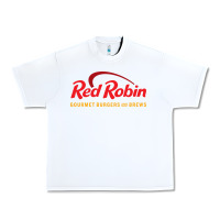 White Resto Red Robin Urban Heavy Tee - artisFamous