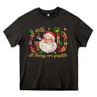 Asphalt with god all things are possible with santa claus bbs Heavy Core Tee - BundleAndBundleShop