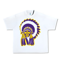 White Haskell Indian Nations College Urban Heavy Tee - artisFamous