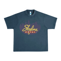 Midnight Navy Skyline Chili Resto Urban Heavy Tee - artisFamous