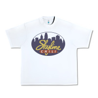 White Skyline Chili Resto Urban Heavy Tee - artisFamous